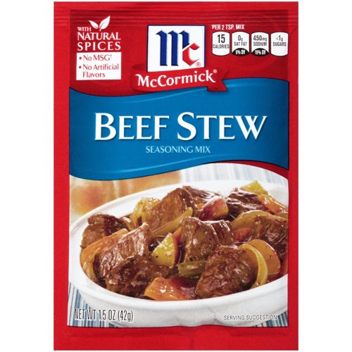 Condiments for Backpacking: Beef Stew Seasoning